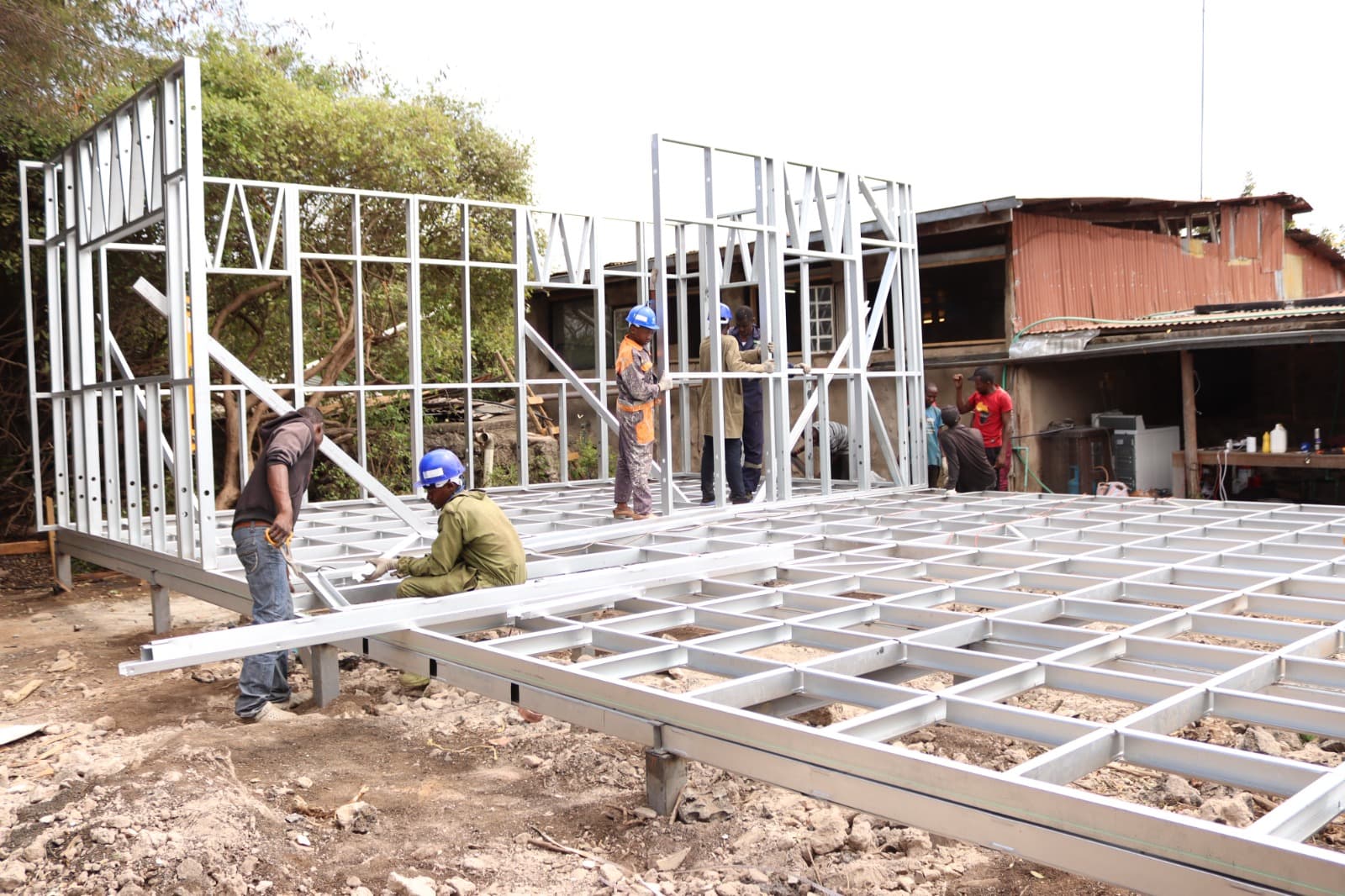 Prefabricated light gauge steel modular structure